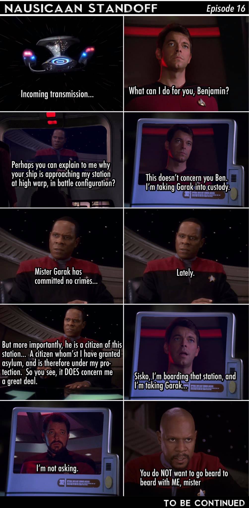 This meme is a still image from the TV show Star Trek: The Next Generation. It features a character named Captain Jean-Luc Picard saying "I'm not going to take it anymore!" in response to being asked to take a certain person, Mr. Garak, into custody. The meme is captioned "I'm not going to take it anymore!" and includes a quote from the show.